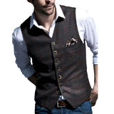 mens costumes 2024 Spring New Fashion Elegant British Style Men's Small Vest Casual Bottoming Vest Men