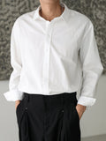 TRYESS-2024 NEW TRENDS MEN'S FASHION OUTFITS Men Cotton Solid Button Front Shirt