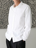 TRYESS-2024 NEW TRENDS MEN'S FASHION OUTFITS Men Cotton Solid Button Front Shirt