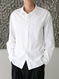 TRYESS-2024 NEW TRENDS MEN'S FASHION OUTFITS Men Cotton Solid Button Front Shirt