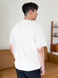 TRYESS-2024 NEW TRENDS MEN'S FASHION OUTFITS Men Solid Round Neck Tee