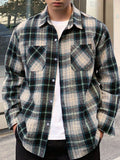 TRYESS-2024 NEW TRENDS MEN'S FASHION OUTFITS Men'S Plaid Shirt