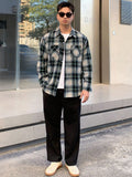 TRYESS-2024 NEW TRENDS MEN'S FASHION OUTFITS Men'S Plaid Shirt