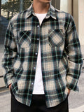 TRYESS-2024 NEW TRENDS MEN'S FASHION OUTFITS Men'S Plaid Shirt