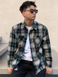 TRYESS-2024 NEW TRENDS MEN'S FASHION OUTFITS Men'S Plaid Shirt