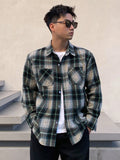 TRYESS-2024 NEW TRENDS MEN'S FASHION OUTFITS Men'S Plaid Shirt