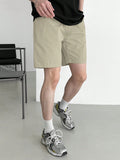 TRYESS-2024 MEN'S CASUAL OUTFITS Men's Summer Solid Color Casual Loose Khaki Shorts