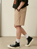 TRYESS-2024 MEN'S CASUAL OUTFITS Men Summer Solid Color Simple All-Match Shorts