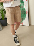 TRYESS-2024 MEN'S CASUAL OUTFITS Men Summer Solid Color Simple All-Match Shorts