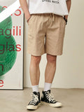 TRYESS-2024 MEN'S CASUAL OUTFITS Men Summer Solid Color Simple All-Match Shorts