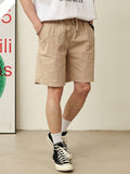 TRYESS-2024 MEN'S CASUAL OUTFITS Men Summer Solid Color Simple All-Match Shorts