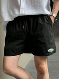 TRYESS-2024 MEN'S CASUAL OUTFITS Men's Simple Solid Color Loose Casual Shorts