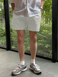 TRYESS-2024 MEN'S CASUAL OUTFITS Men's Loose Fit Casual Shorts With Drawstring Waist, Letter Print And Pockets