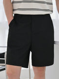 TRYESS-2024 MEN'S CASUAL OUTFITS Men's Summer Plain Casual Shorts For Daily Outfit