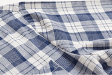 TRYESS-MEN'S AUTUMN WINTER CASUAL OUTFITS TRY. 4213 BLUE PLAID COLLAR SHIRT