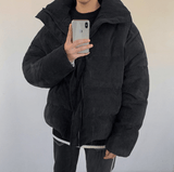 Tryess-TRY No. 325 CORDUROY PUFFER JK