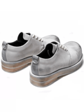 Tryess- Gray and white Derby shoes na1193