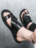 Tryess- Bridge PU Leather Sandals na1139