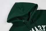 Tryess-TRY No. 3079 GREEN LETTERED HOODIE