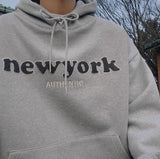 Tryess- TRY5567 LETTERED NEW YORK PULLOVER HOODIE