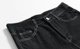 TRYESS- TRY4290 NAVY BLUE STRAIGHT WIDE JEANS