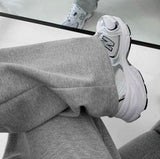 Tryess-TRY No. 5514 WIDE STRAIGHT SWEATPANTS