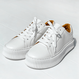 Tryess- [HOHO] White platform sneaker NA178