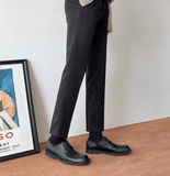 Tryess-TRY No. 3276 ANKLE SLIM STRAIGHT SUIT PANTS