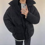 Tryess-TRY No. 325 CORDUROY PUFFER JK