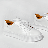 Tryess- [HOHO] White platform sneaker NA178