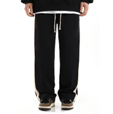 Tryess-TRY No. 9725 BLACK STRIPED PANTS