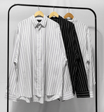 Tryess- TRY4347 WHITE STRIPED COLLAR SHIRT