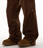 Tryesstore-Streetwear Men Outfits Tomboy Fits - TRY10708 CORDUROY CARGO STRAIGHT PANTS