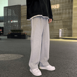 Tryess-TRY No. 2551 WIDE STRAIGHT SWEATPANTS