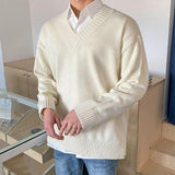 Tryess-TRY No. 1180 V-NECK SWEATER