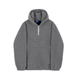 Tryess-TRY No. 3348 HALF ZIP-UP FLEECE HOODIE