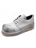 Tryess- Gray and white Derby shoes na1193