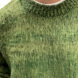 Tryess-TRY No. 5282 MOHAIR WOOLEN KNITTED SWEATER