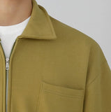 Tryess-TRY No. 4382 HALF ZIP-UP HALF SLEEVE COLLAR SHITryess-TRY