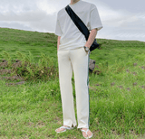 Tryess-TRY No. 2015 STRIPE STRAIGHT PANTS