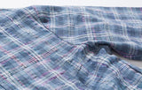 Tryess- TRY4405 BLUE PLAID COLLAR SHIRT