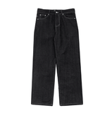 TRYESS- TRY11253 BLACK STRAIGHT DENIM JEANS