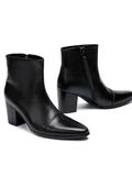 Tryess- 70mm Heel Korean Boots