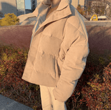 Tryess-TRY No. 325 CORDUROY PUFFER JK