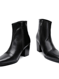 Tryess- 70mm Heel Korean Boots