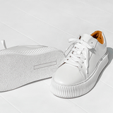 Tryess- [HOHO] White platform sneaker NA178