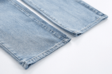 Tryess-TRY No. 1485 DENIM STRAIGHT JEANS