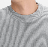 Tryess-TRY No. 3407 KNITTED ROUND NECK SWEATER