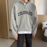 Tryess-TRY No. 4100 HALF ZIP-UP COLORADO TUTryess-TRYLENECK SWEATER