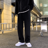 Tryess-TRY No. 2551 WIDE STRAIGHT SWEATPANTS